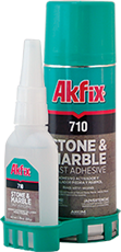 Akfix 710 клей для камня и мрамора (65гр.+200 гр.) - Ангара 96