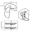 Механизм угловой GIRASOLO левый Compagnucci , 103622, 721S09CB3GBC - Ангара 96