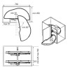 Механизм угловой GIRASOLO правый Compagnucci, 103632, 721D09CB3GBC - Ангара 96