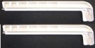 Торцевая накладка на отлив 180-360мм, белая (пара) - Ангара 96