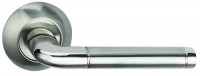 Ручка дверная LINDO A-34-10 CHROME/S.CHROME Хром/хром матовый - Ангара 96