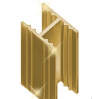 Горизонталь двери разделительная мат. золото (цена за 10см) GR - Ангара 96