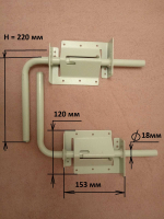 Комплект (2шт: правая и левая) откидных ножек для механизмов MLA (Италия) и механизма подъем. УПМ-250 усиленного - Ангара 96