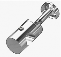 Сборный держатель ригеля ∅16 мм к стойке ∅50,8 мм - Ангара 96