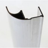 Универсал ручка-профиль алюм. верт. 2,75м серебро матовое, паз 16 мм - Ангара 96