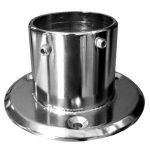 Фланец 50 мм высокий h=60 мм (основание стойки) хром T2884-50 - Ангара 96