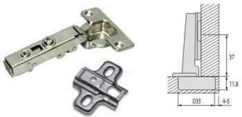 Петля для накладных дверей ASTIL Y8209В-0 CLIP быстрый монтаж (Испания) - Ангара 96