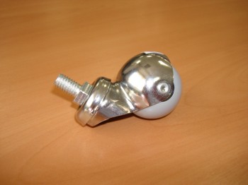 Колесная опора со штырем D= 40мм, резьба М10 ,  H=58мм , шар №207 - Ангара 96