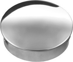 Заглушка полукруглая забивная для поручня 42,4/1,5 мм (605)  - Ангара 96