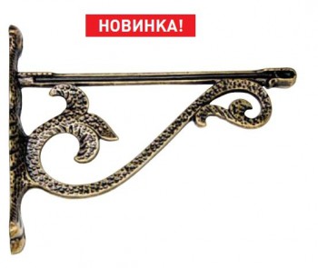 Модель 5/150/200 Держатель для полок (консоль) антик бронза - Ангара 96