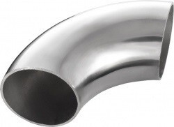 Отвод сварной нержавеющий диаметром 38,1 мм, с толщиной стенки 1,5 мм - Ангара 96