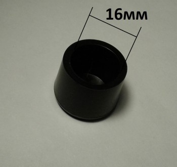 Заглушка наружная D=16мм из ПВХ (мягкий пластик), 1000 шт/упак - Ангара 96